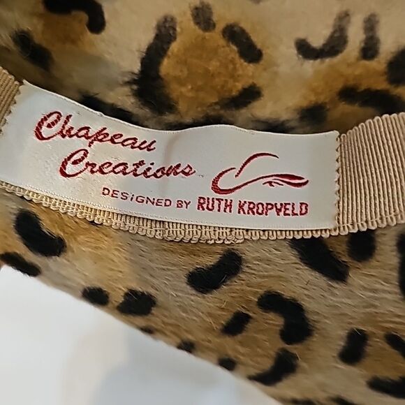 CHAPEAU CREATIONS CHEETAH PRINT HAT - Picture 4 of 9